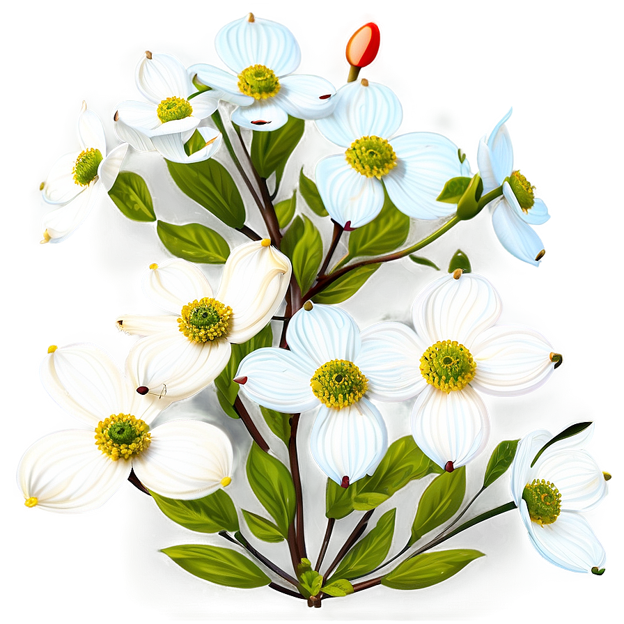 Wild Dogwood Flowers Png Qun61 PNG Image