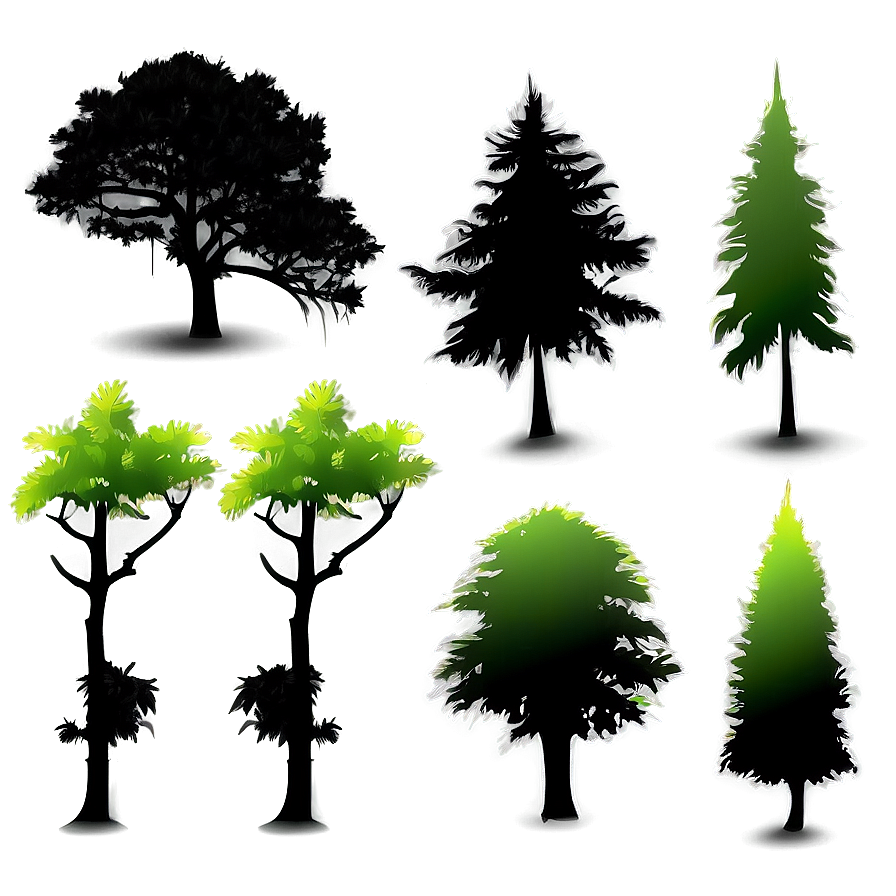 Wild Forest Silhouette Png Hmu PNG Image