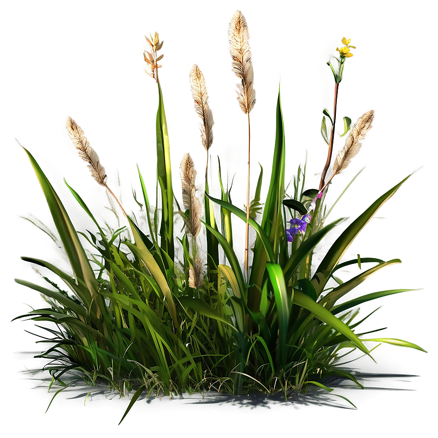 Wild Grass Blades Png Tit PNG Image