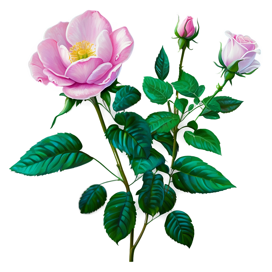 Wild Roses Field Png Mit87 PNG Image