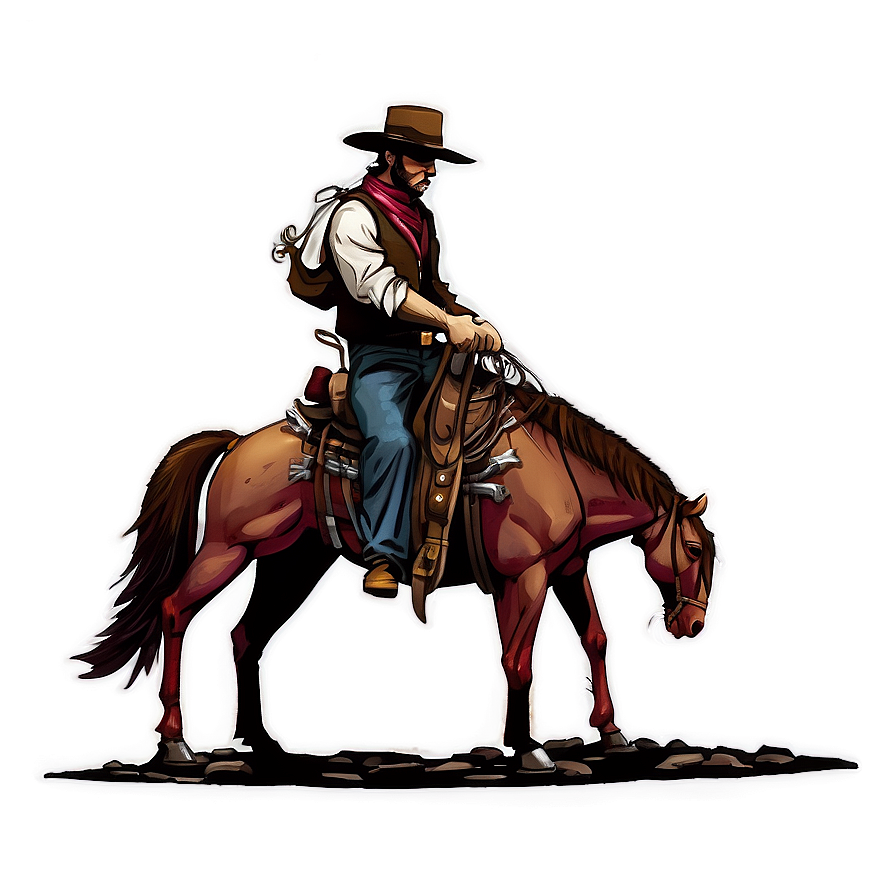 Wild West Figure Scene Png 83 PNG Image