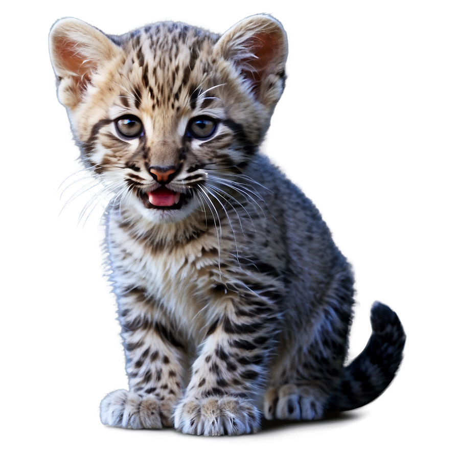 Wildcat Cub Cute Png Jsy PNG Image