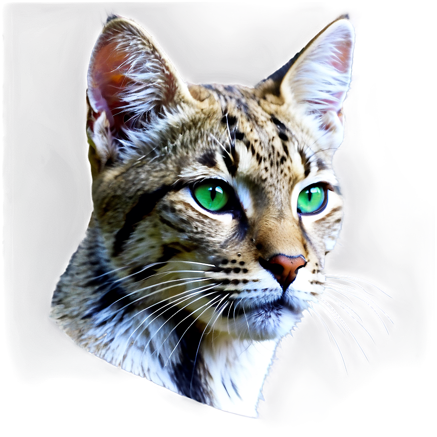 Wildcat With Green Eyes Png Usd PNG Image