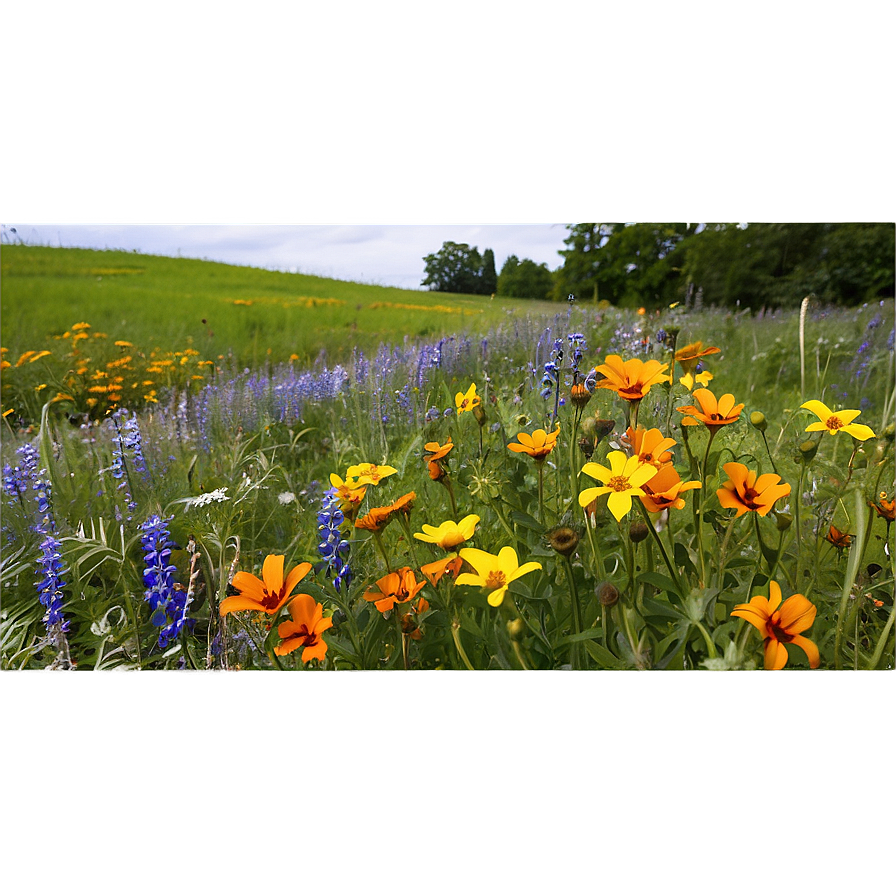 Wildflower Bed Png 27 PNG Image