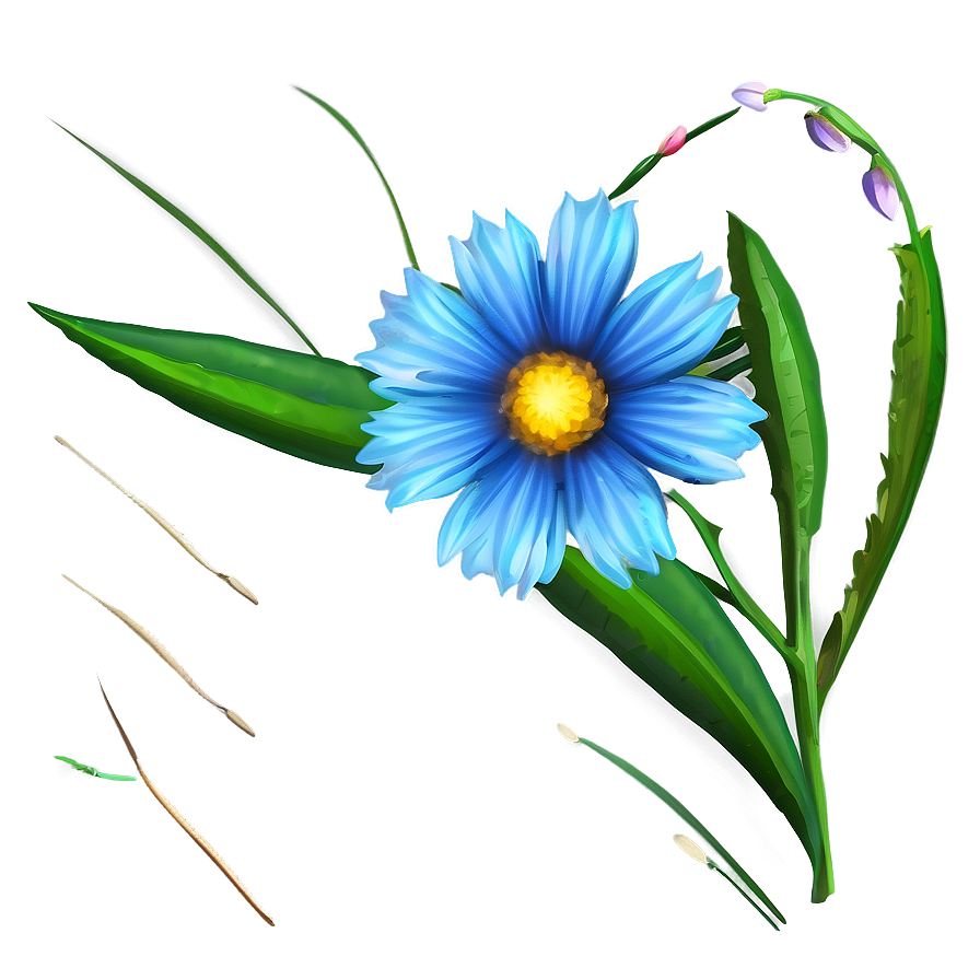 Wildflower Frame Png Tbe91 PNG Image