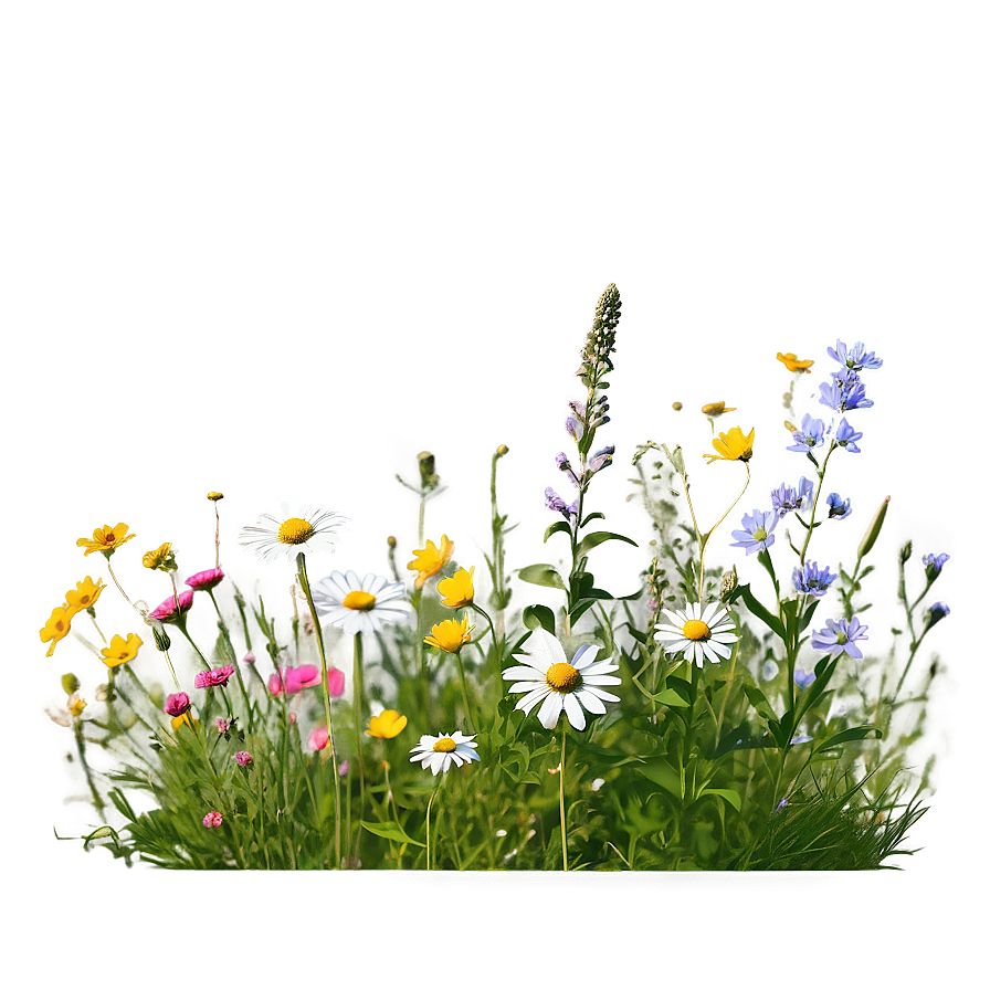 Wildflower Meadow Photo Png 52 PNG Image