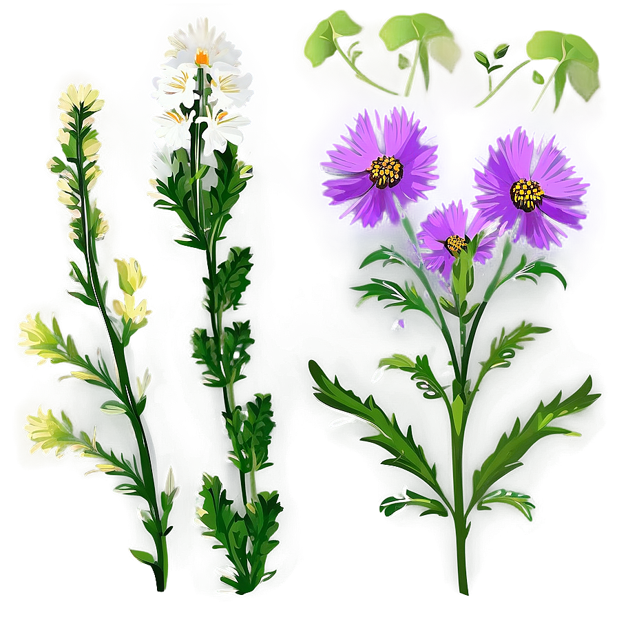 Wildflower Natural Beauty Png Sve PNG Image