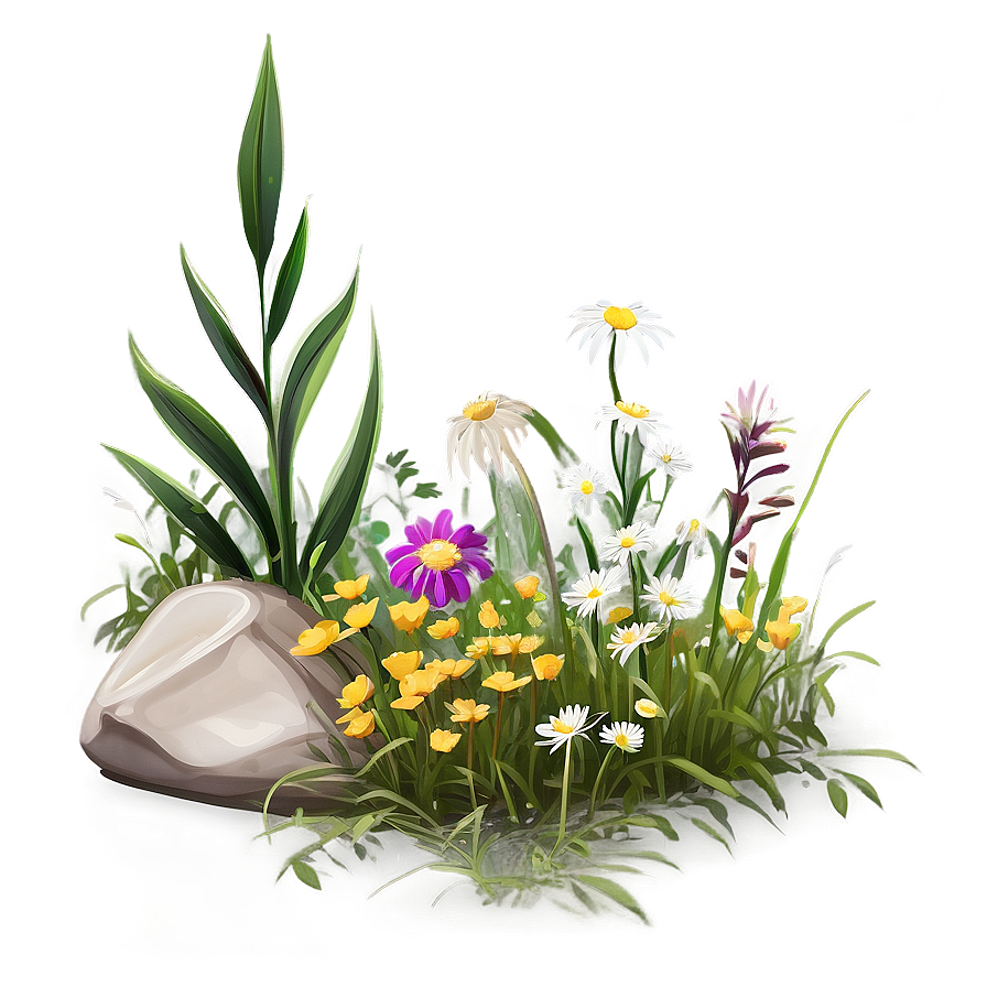 Wildflower Pathway Charm Png 06202024 PNG Image