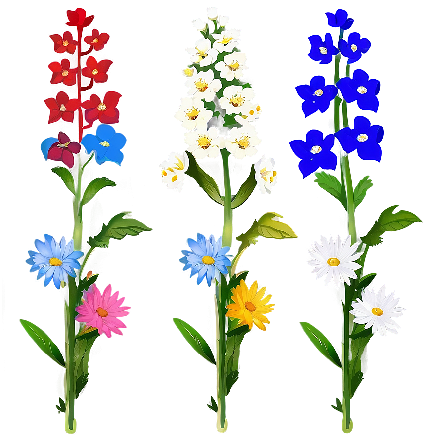 Wildflowers In Harmony Png Smb PNG Image