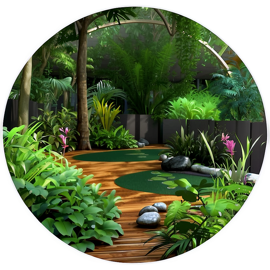 Wildlife-friendly Garden Png Kxv PNG Image