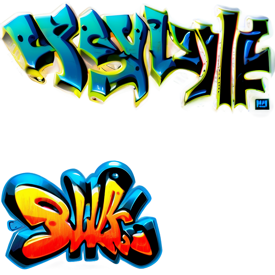 Wildstyle Graffiti Png Dit PNG Image