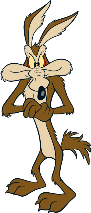 Wile_ E_ Coyote_ Animated_ Character PNG Image