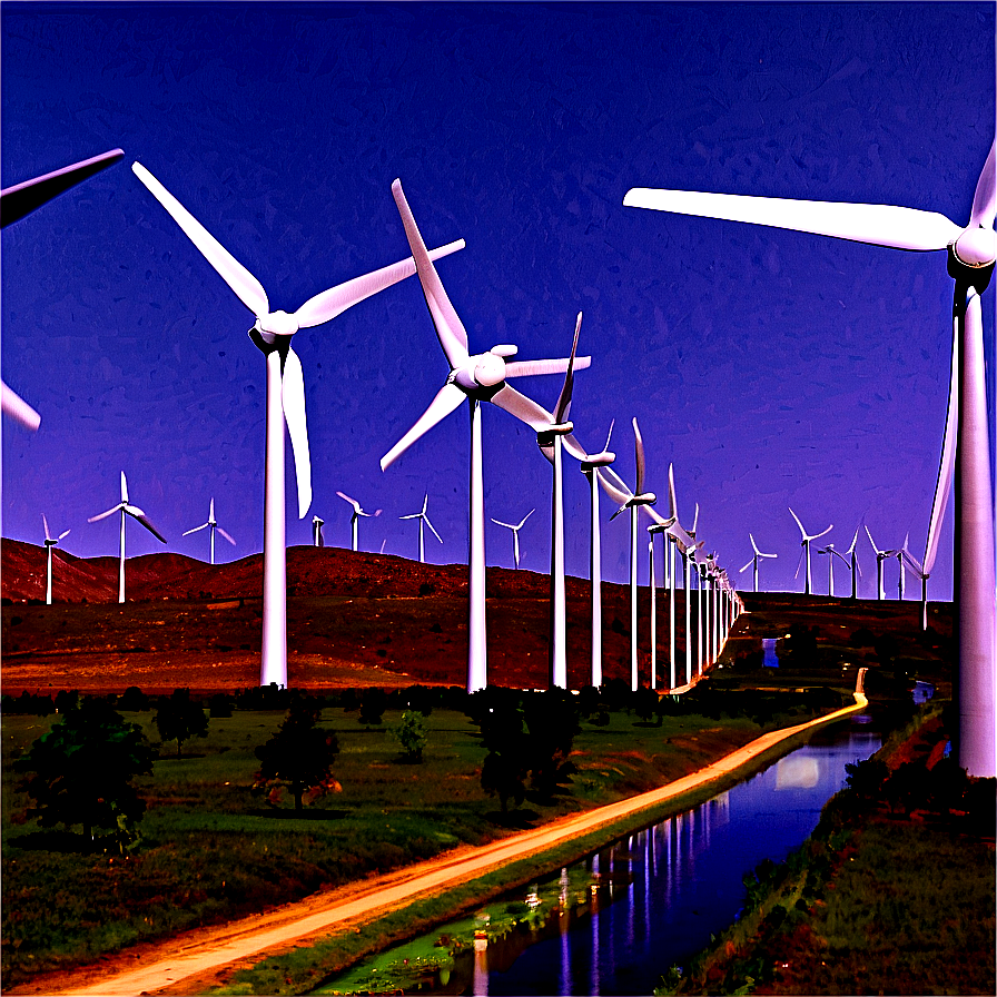 Wind Farm Landscape Png 98 PNG Image