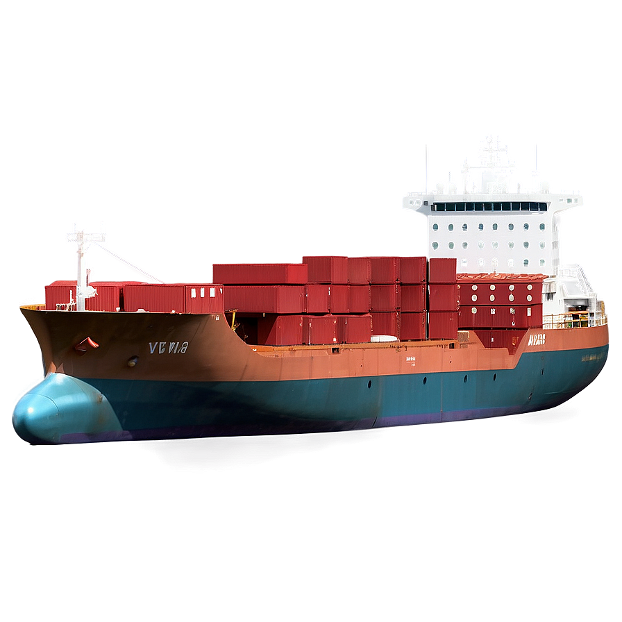 Wind-powered Cargo Ship Png Ske PNG Image