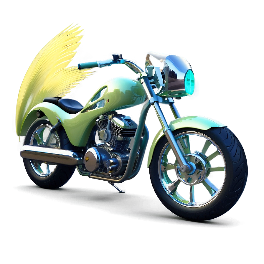 Wind Powered Motorbike Png 06242024 PNG Image