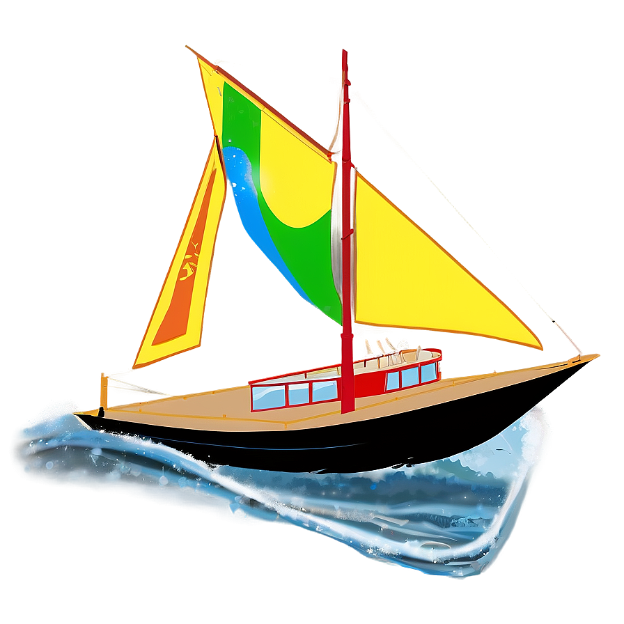 Wind-powered Sailing Png Ogu48 PNG Image