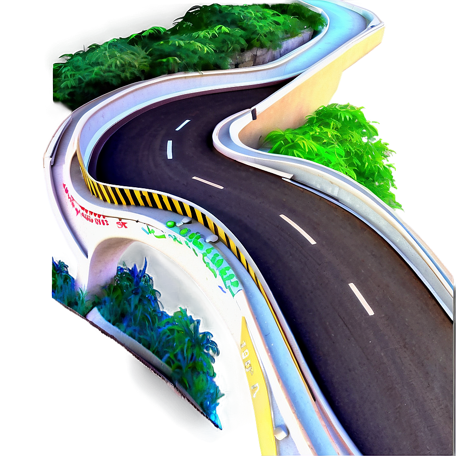 Winding Road Png Eqr89 PNG Image