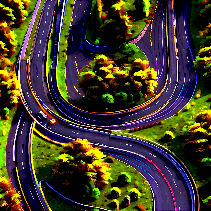 Winding Road Png Kgq2 PNG Image