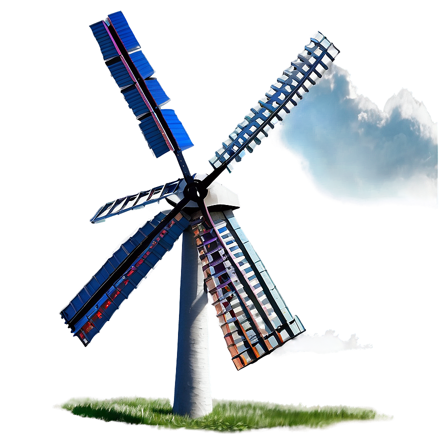 Windmill On Mountain Top Png 40 PNG Image