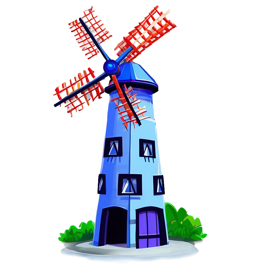 Windmill Tower Png Dip PNG Image