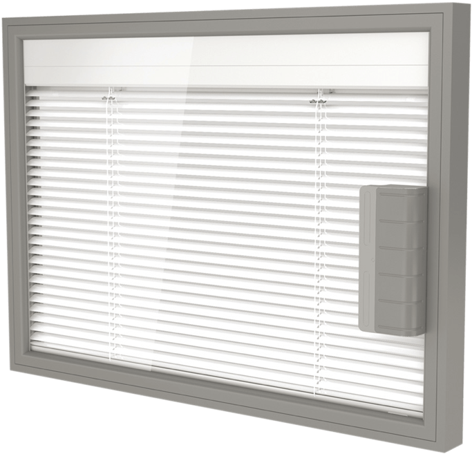 Window Blindwith Control Unit PNG Image