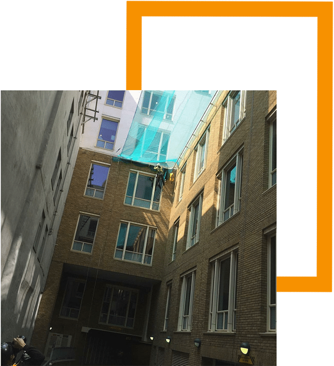 Window Cleaning Apartment Building PNG Image