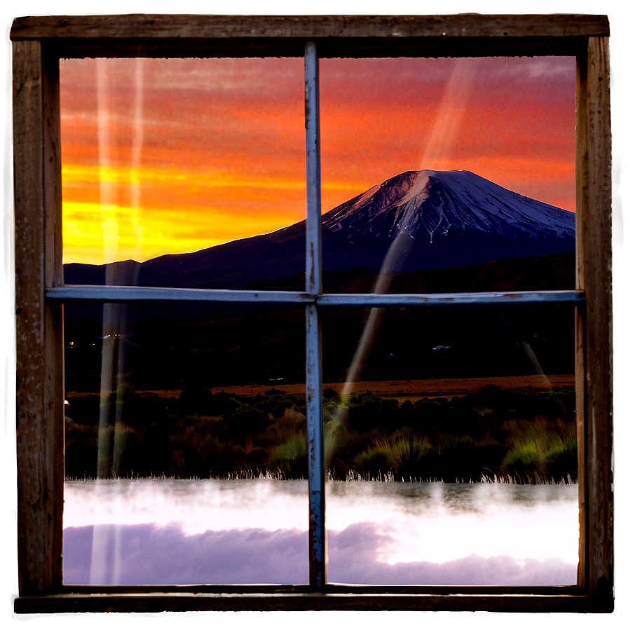 Window Reflection Sunset Png Jhu84 PNG Image