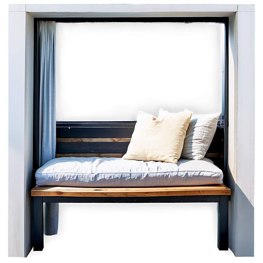 Window With Cozy Reading Nook Png Sse PNG Image