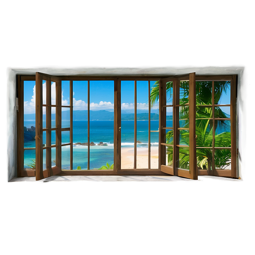 Window With Ocean View Png 05042024 PNG Image