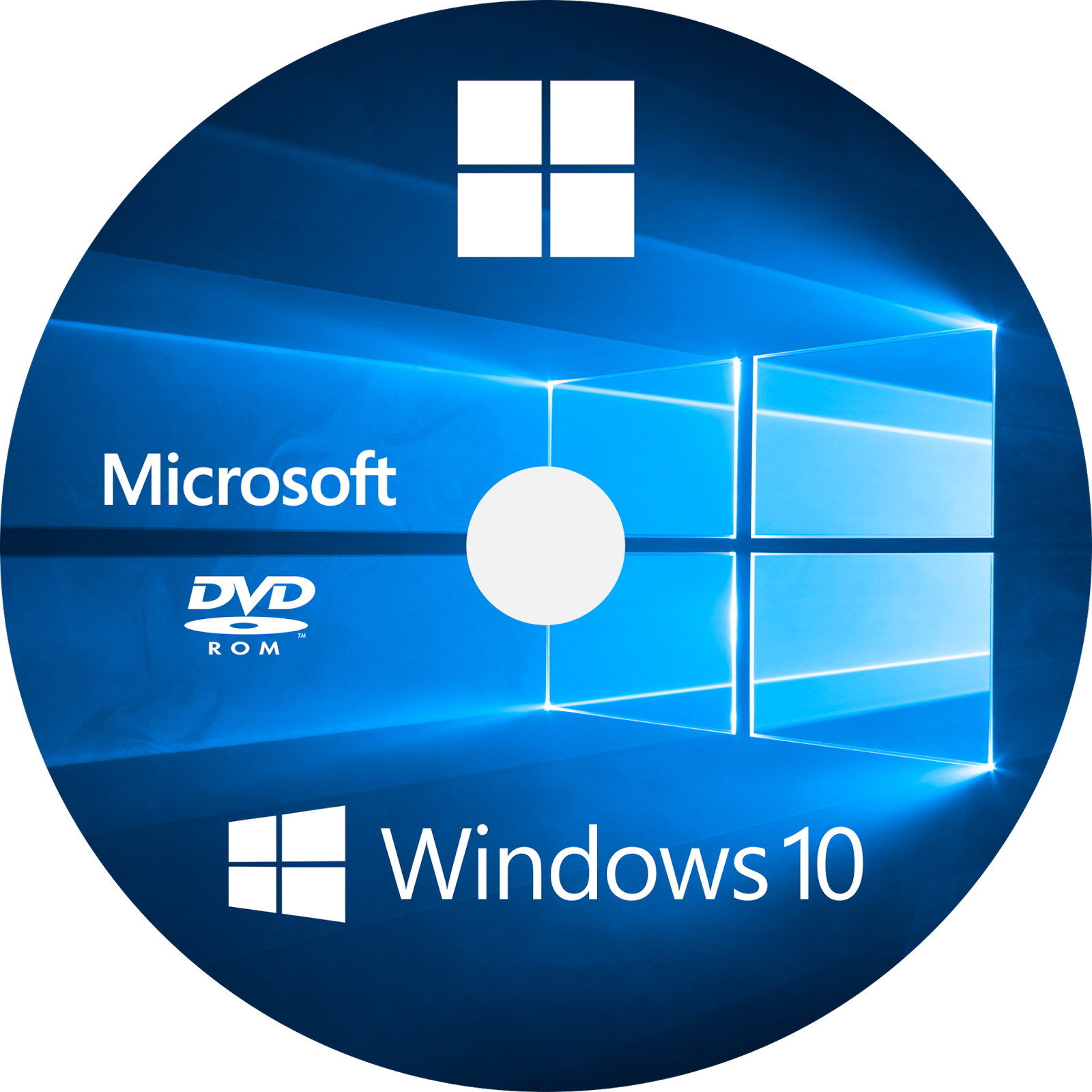 Windows10 D V D R O M Disc PNG Image