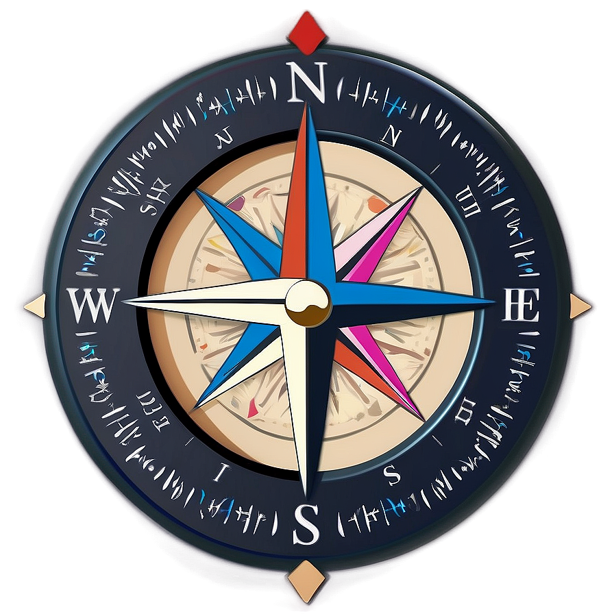 Windrose Compass Design Png 35 PNG Image