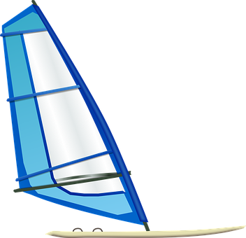 Windsurfing Sail Graphic PNG Image