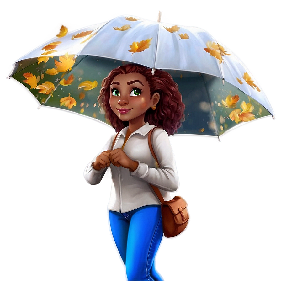 Windy Autumn Day Png Jqq PNG Image