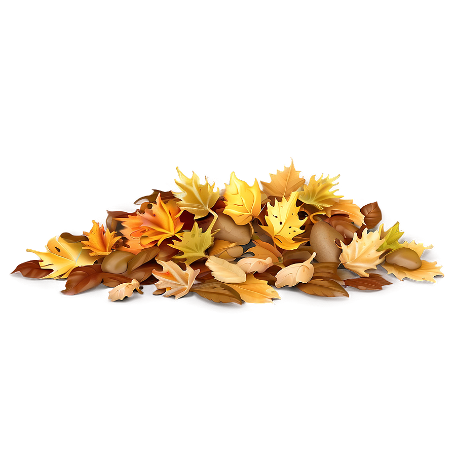 Windy Leaf Pile Png Tnj55 PNG Image