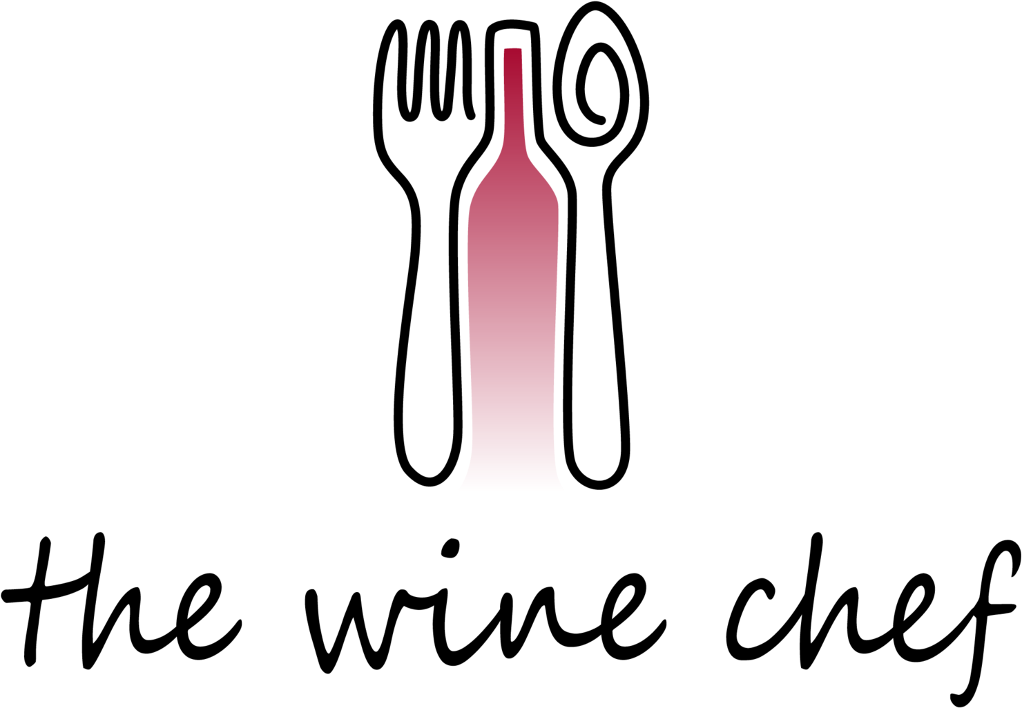 Wine Chef Logo Design PNG Image