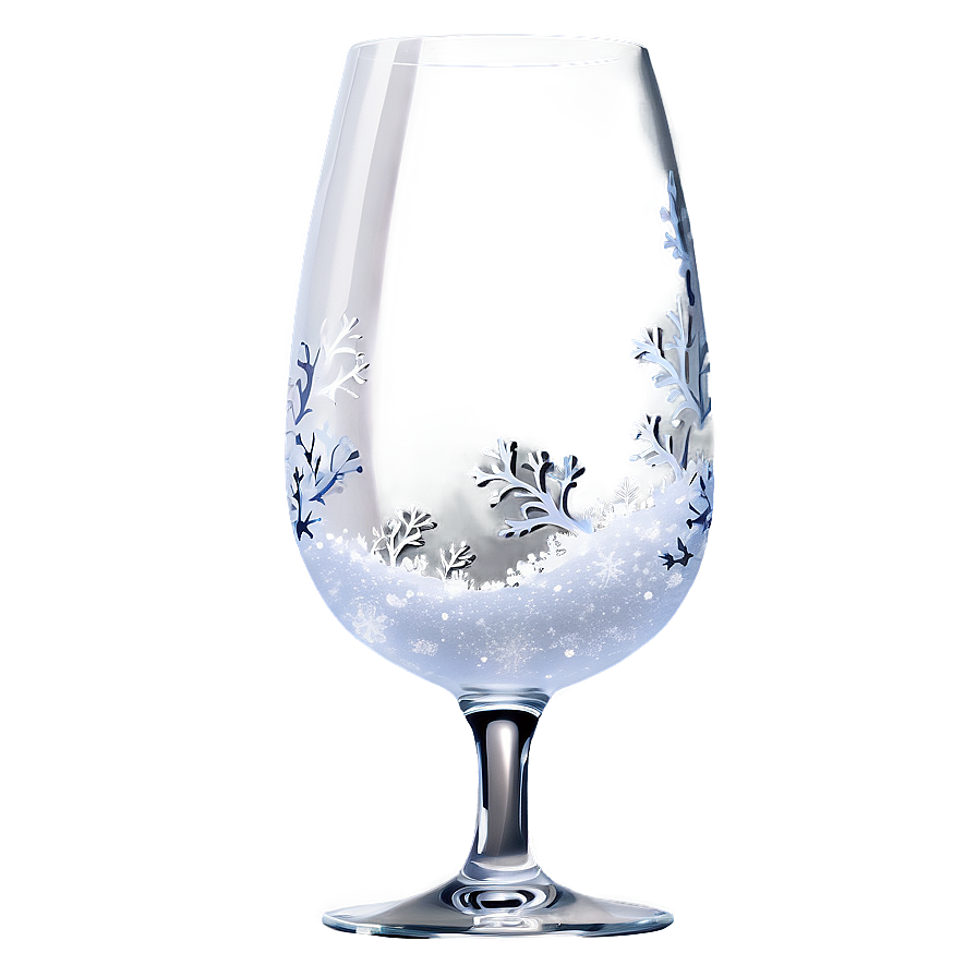 Wine Glass In Snow Png Sxa87 PNG Image