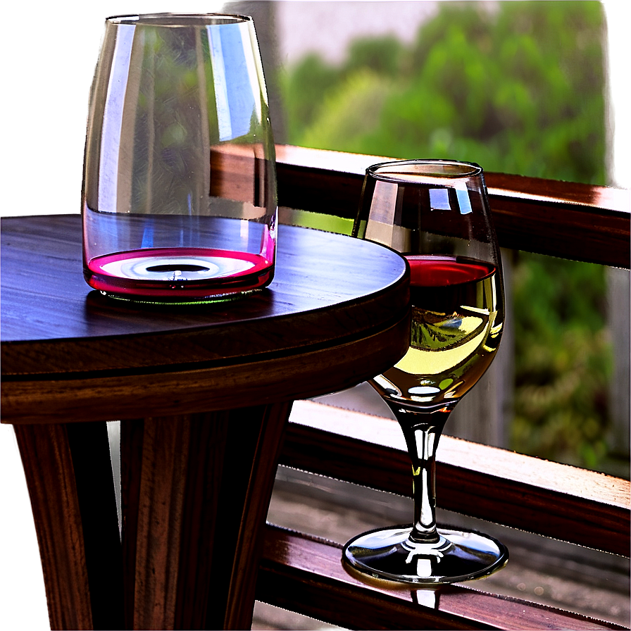 Wine Glass On Balcony Png Urs96 PNG Image