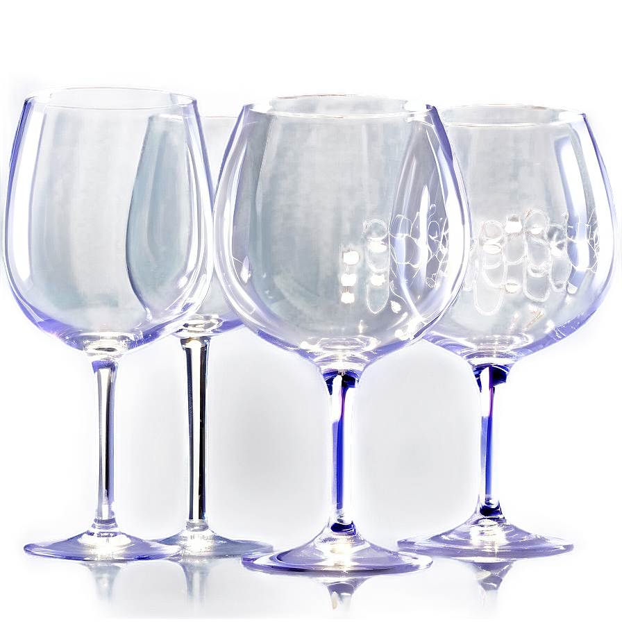 Wine Glasses With Pour Line Png 64 PNG Image