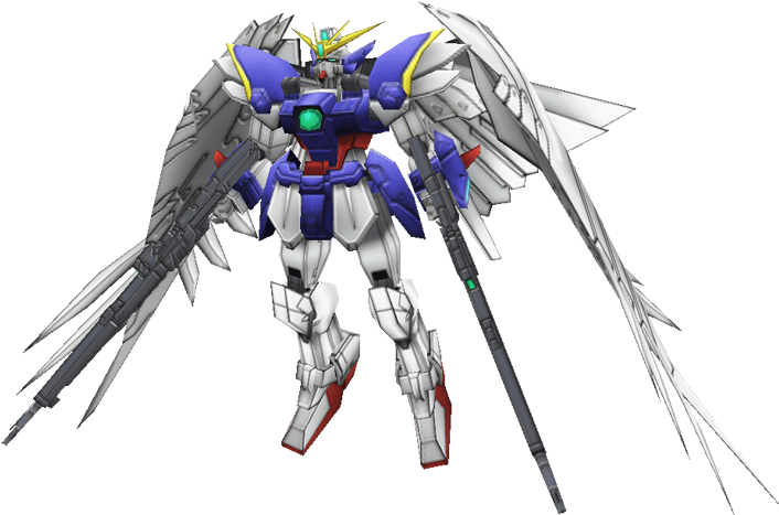 Winged_ Gundam_ Model_ Render PNG Image