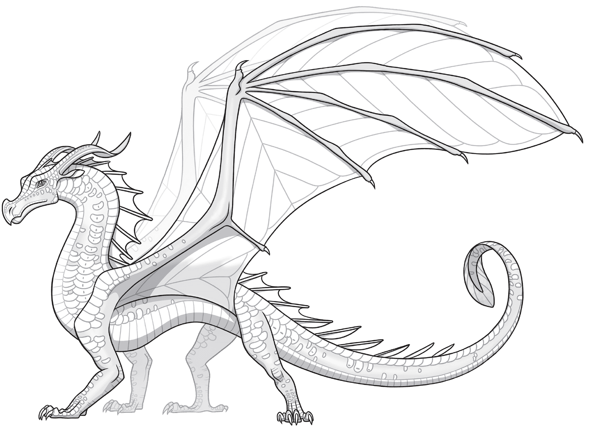 Wings_of_ Fire_ Dragon_ Illustration PNG Image