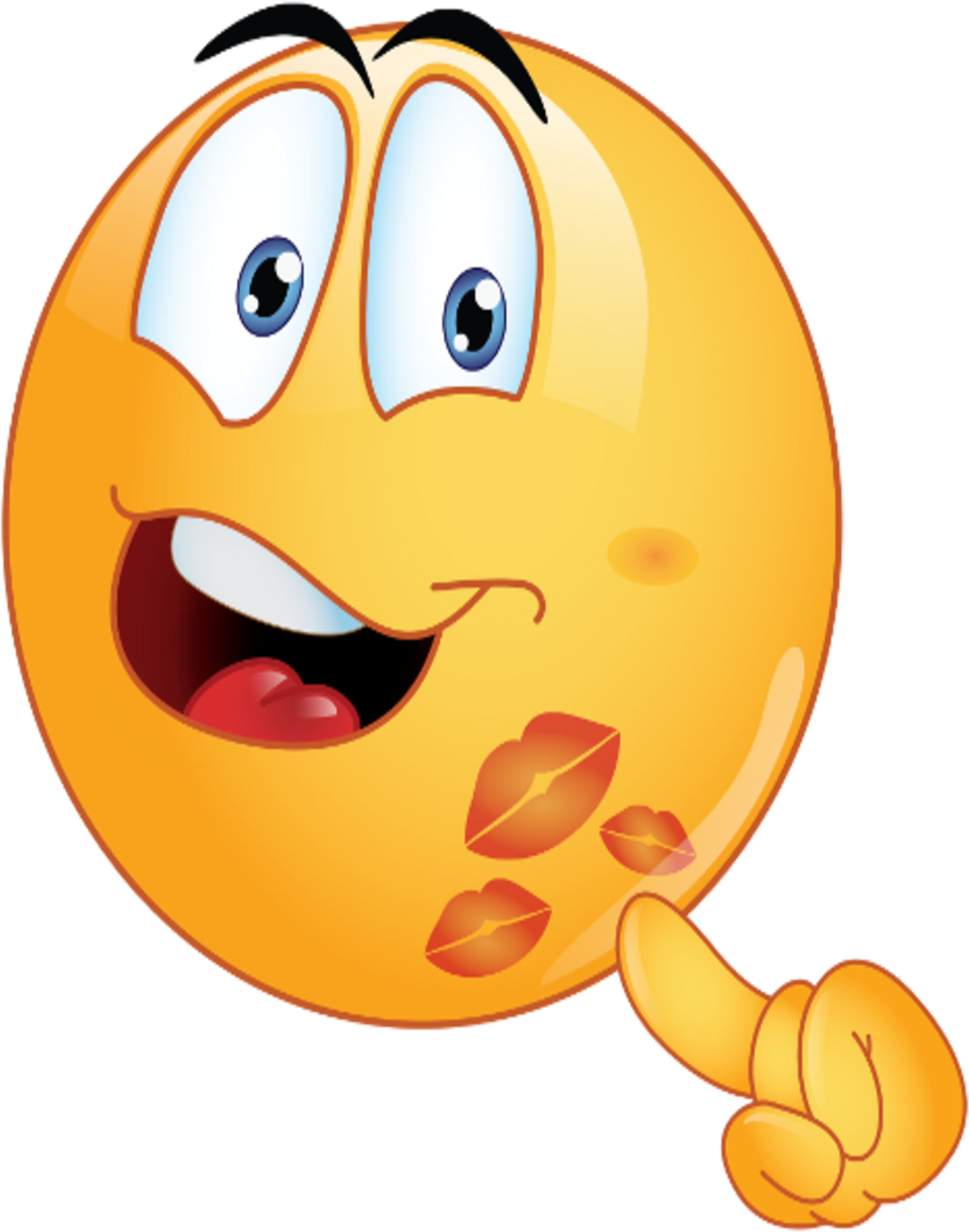 Winking Emoji Giving Thumbs Up PNG Image