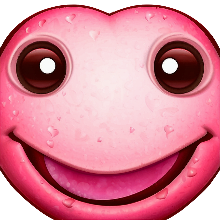 Winking Pink Heart Emoji Png Rsk93 PNG Image