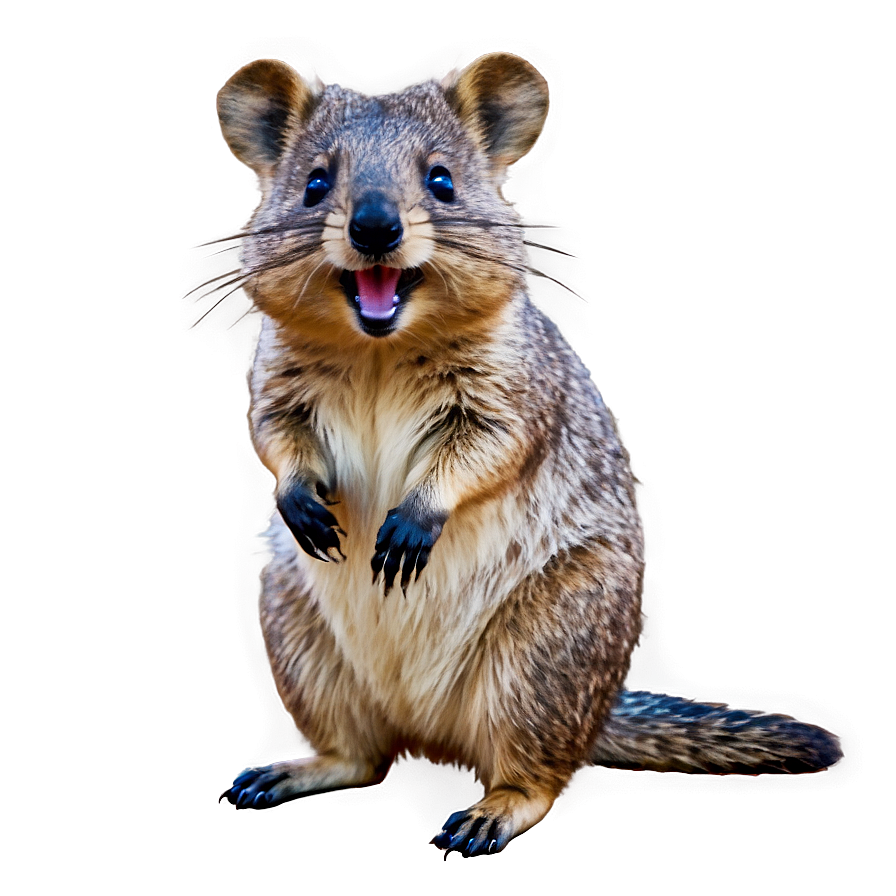 Winking Quokka Happiness Png Aoc PNG Image