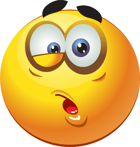 Winking Yellow Emoticon PNG Image