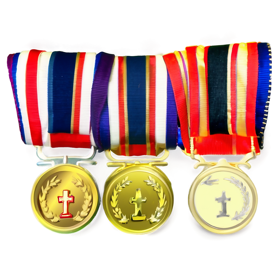 Winner Medal Ribbon Png Dhf PNG Image