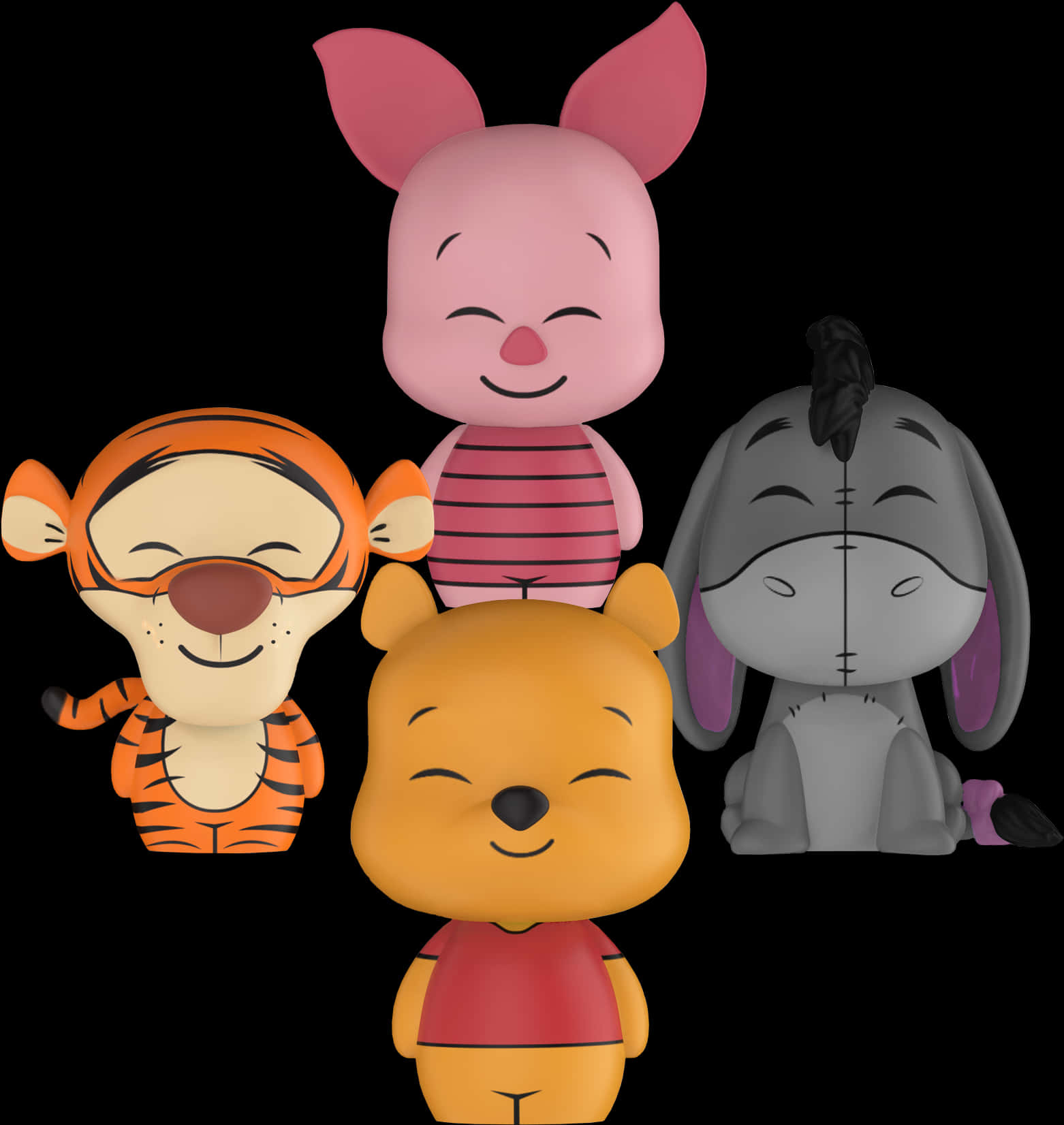 Winnie The Pooh And Friends Cartoon PNG Image