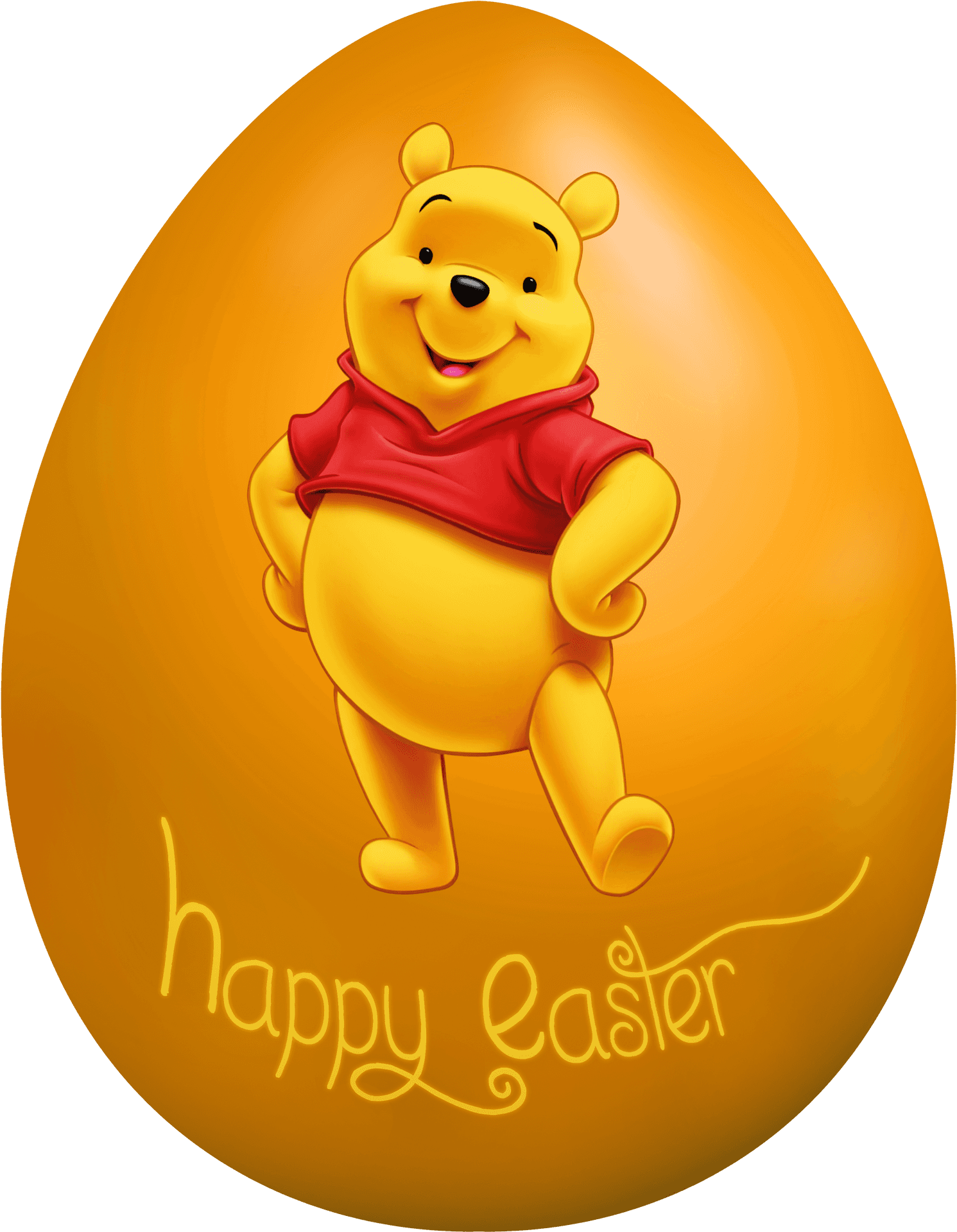 Winniethe Pooh Easter Egg PNG Image