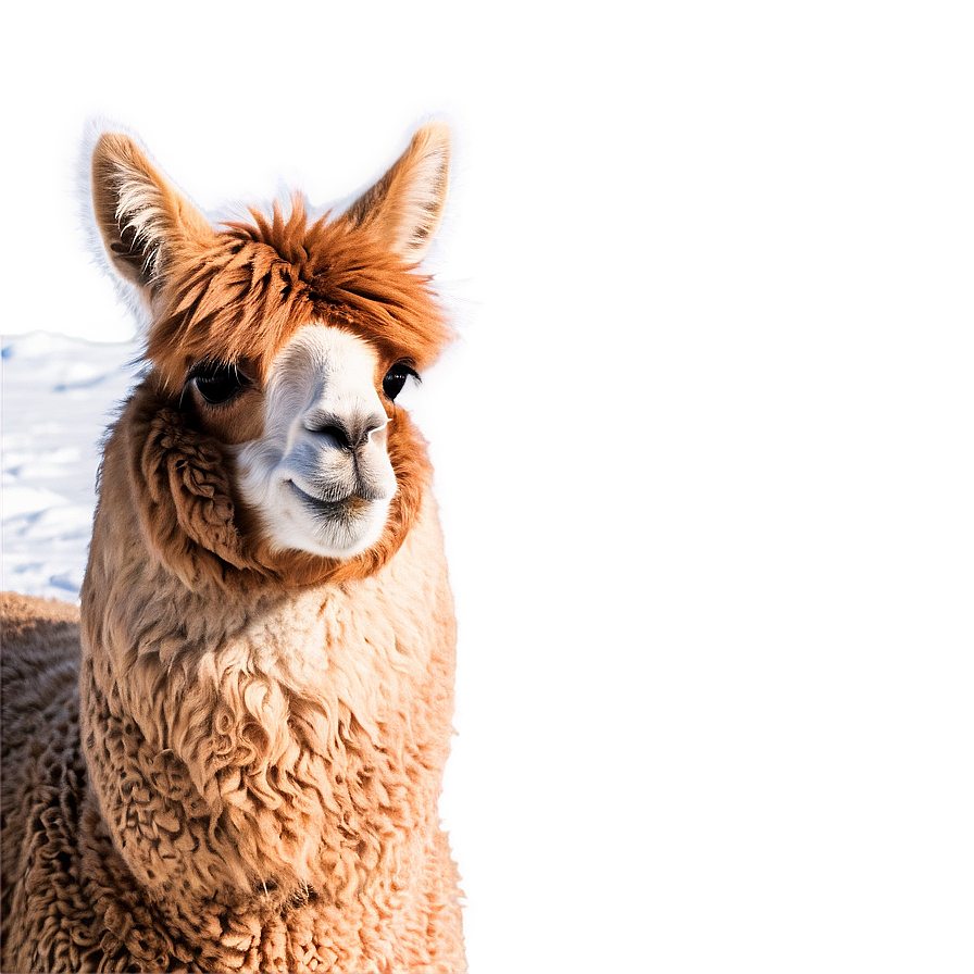 Winter Alpaca Png 06242024 PNG Image