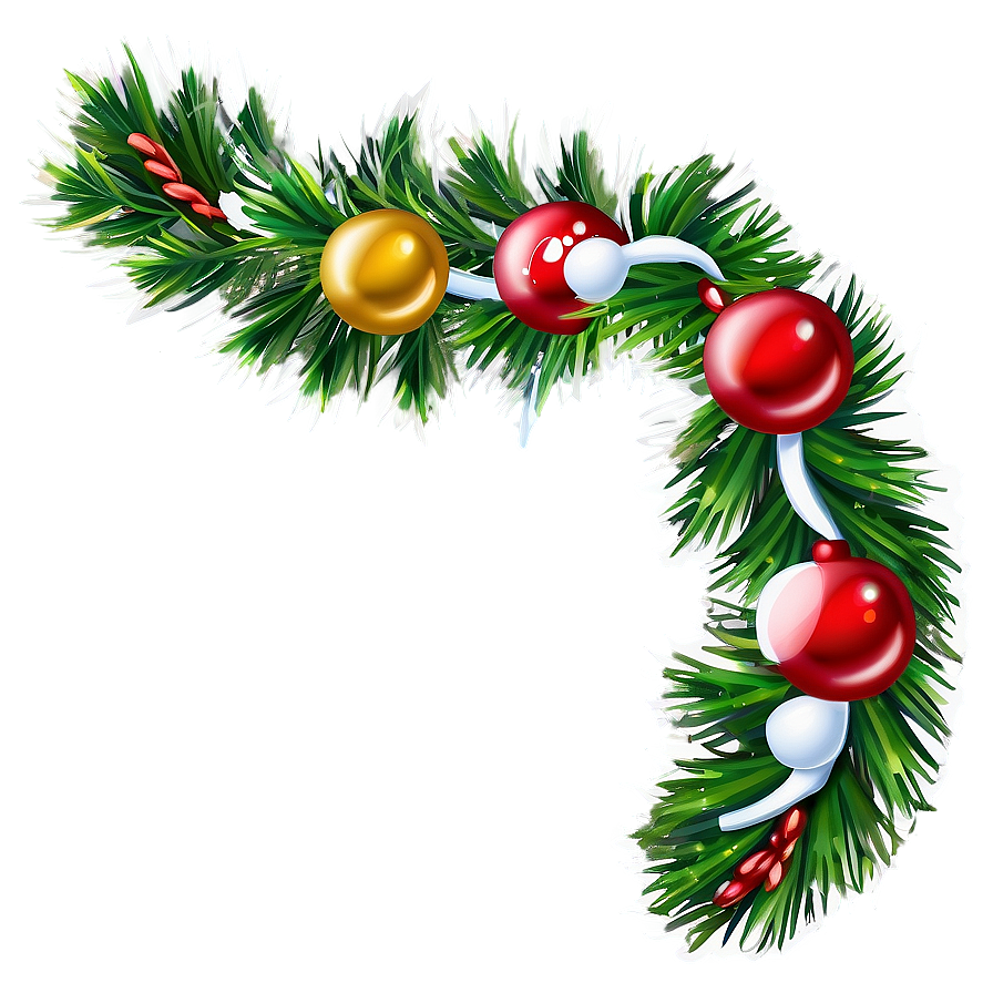 Winter Garland Png Bka PNG Image