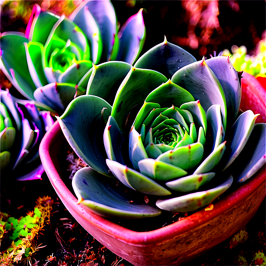 Winter Hardy Succulents Png 06212024 PNG Image